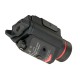350lm Integrated White Light/Red Laser Combo - Black (PCS)